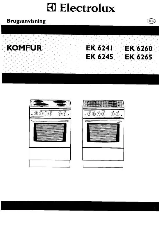 Mode d'emploi AEG-ELECTROLUX EK6241