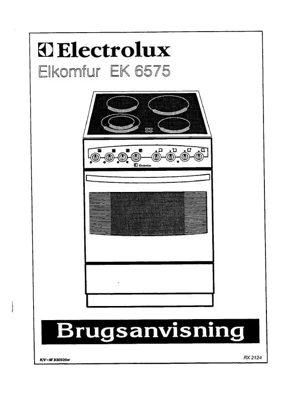 Mode d'emploi AEG-ELECTROLUX EK6575