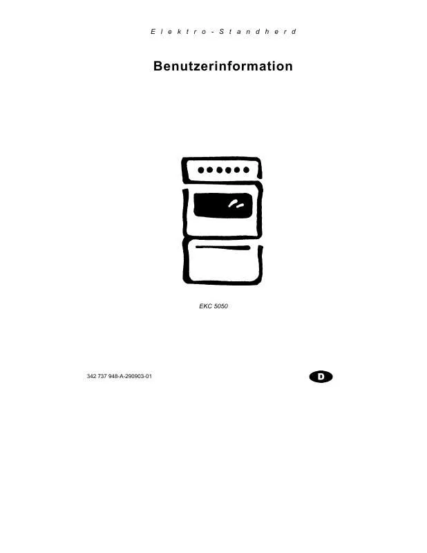 Mode d'emploi AEG-ELECTROLUX EKC5050