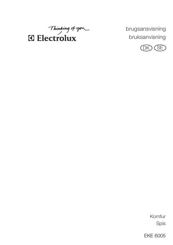 Mode d'emploi AEG-ELECTROLUX EKE6005