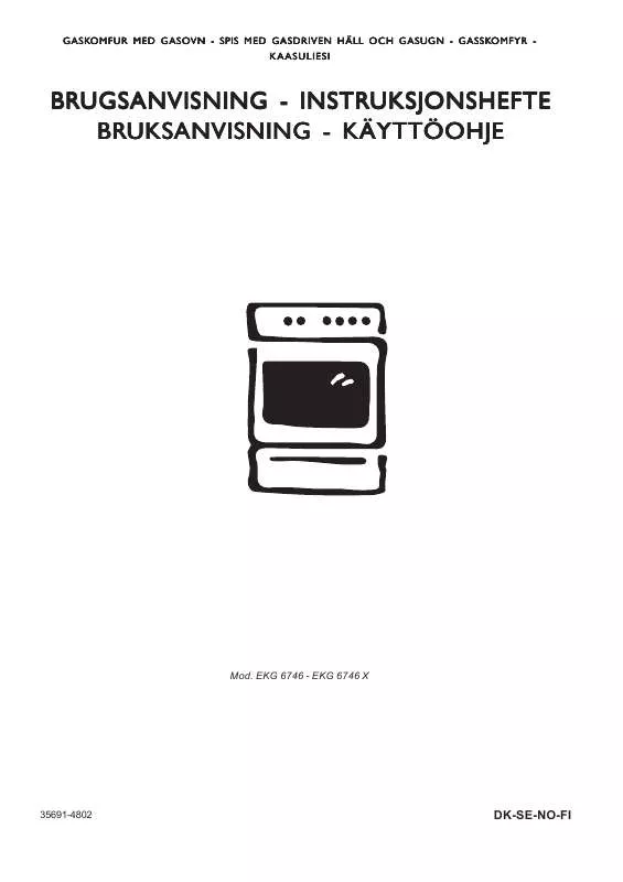 Mode d'emploi AEG-ELECTROLUX EKG6746