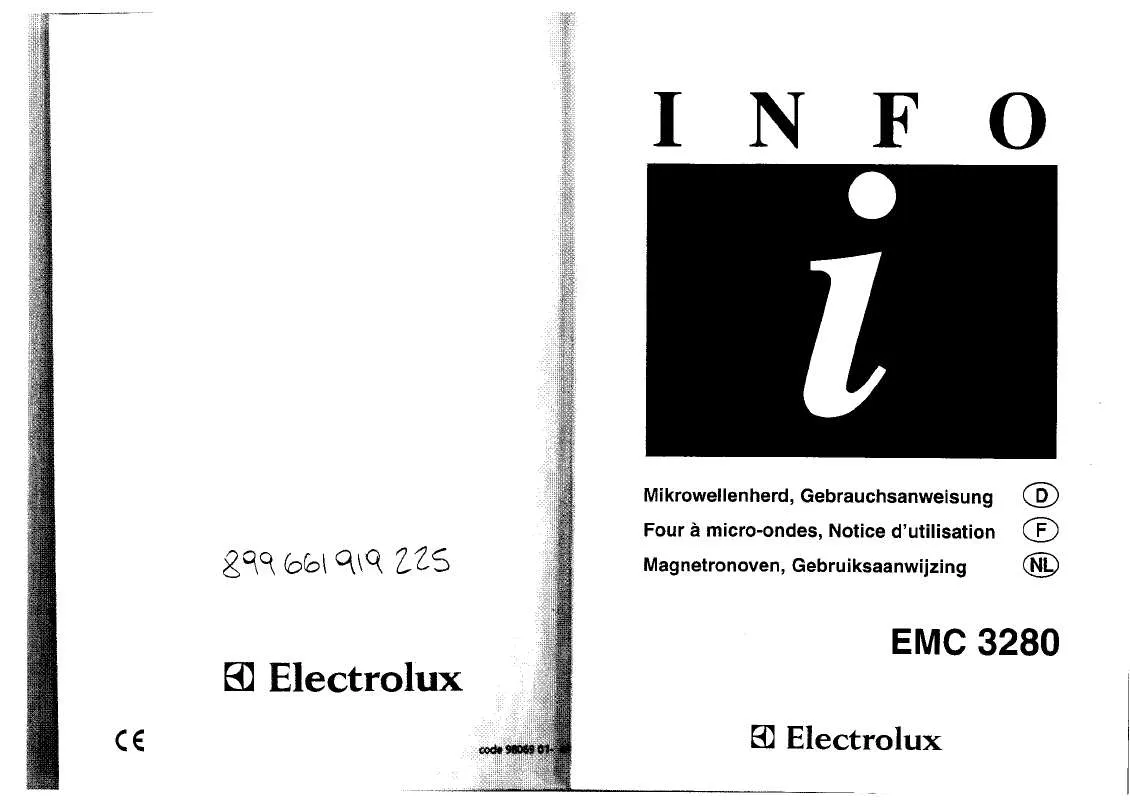 Mode d'emploi AEG-ELECTROLUX EMC3280K