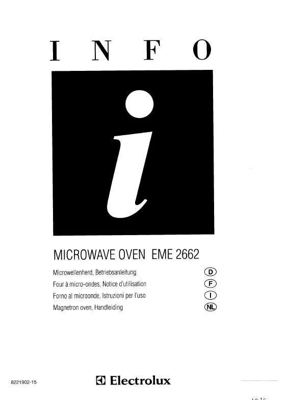 Mode d'emploi AEG-ELECTROLUX EME2662K