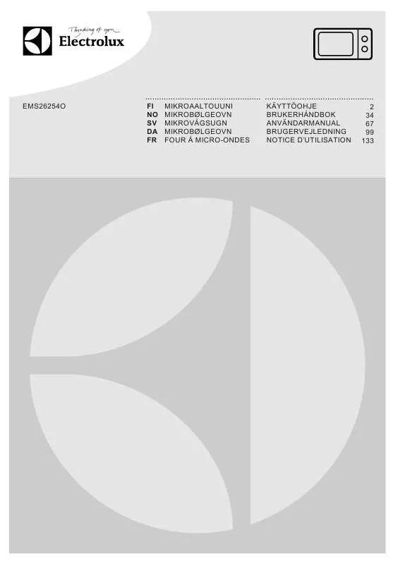 Mode d'emploi AEG-ELECTROLUX EMS26254OX