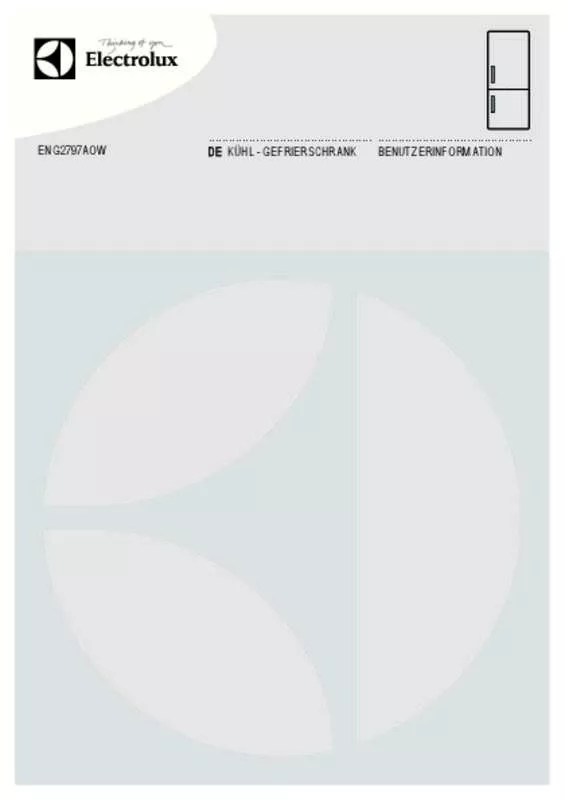 Mode d'emploi AEG-ELECTROLUX ENG2797AOW