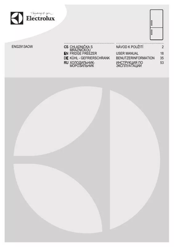 Mode d'emploi AEG-ELECTROLUX ENG2913AOW