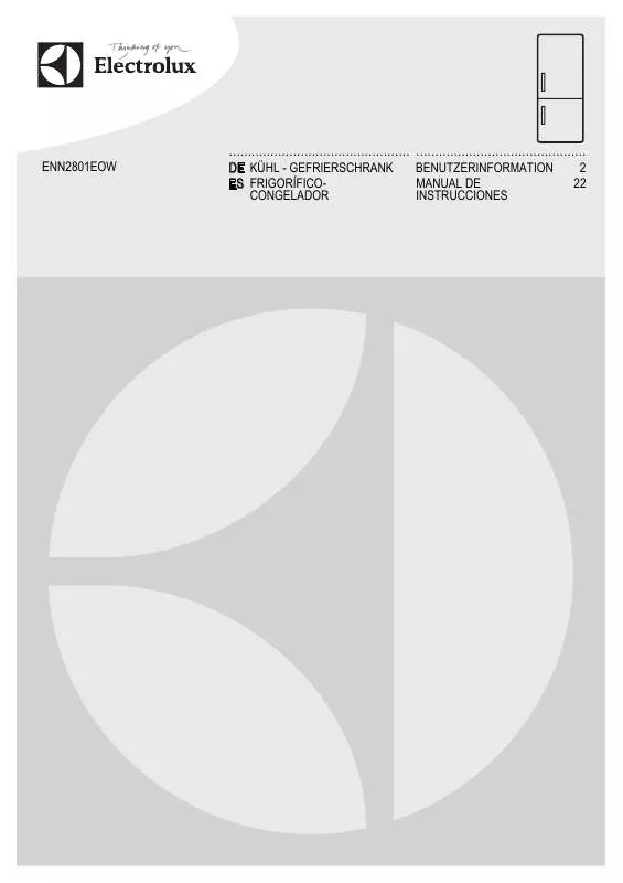 Mode d'emploi AEG-ELECTROLUX ENN2801EOW