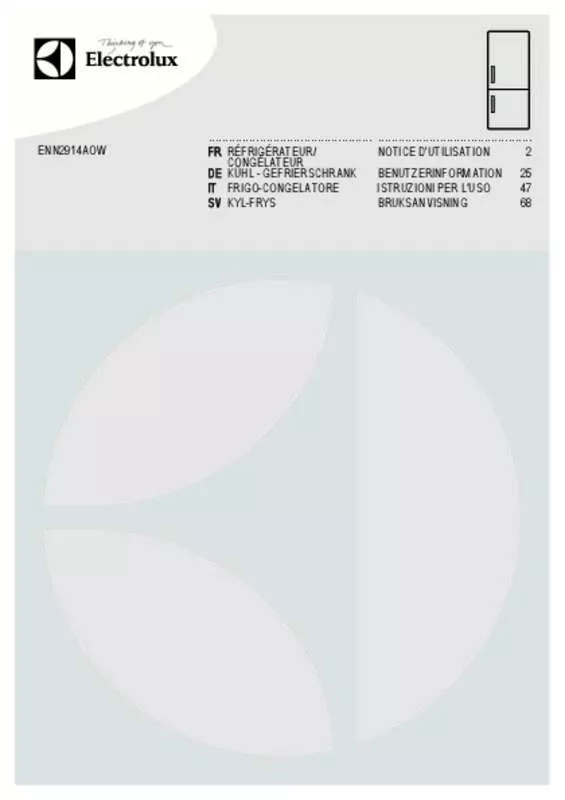 Mode d'emploi AEG-ELECTROLUX ENN2914AOW