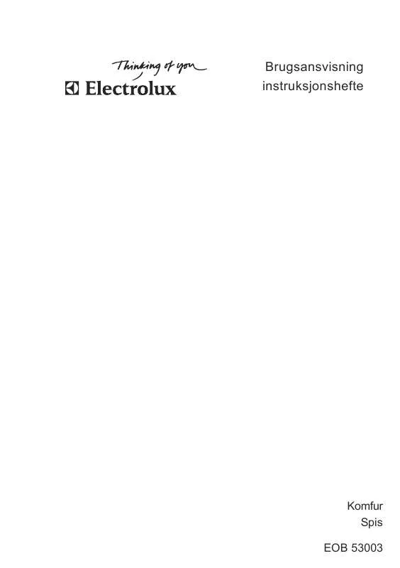 Mode d'emploi AEG-ELECTROLUX EOB53003X