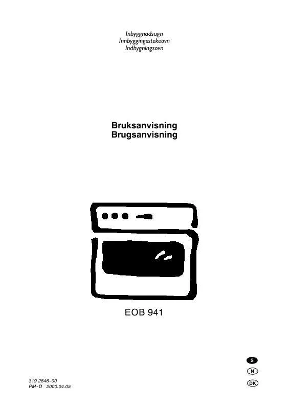 Mode d'emploi AEG-ELECTROLUX EOB941K