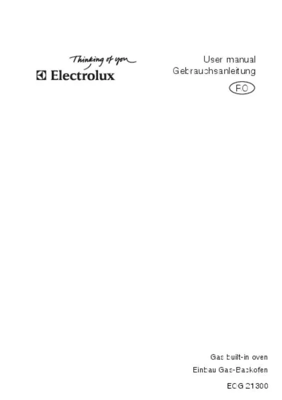 Mode d'emploi AEG-ELECTROLUX EOG21300X