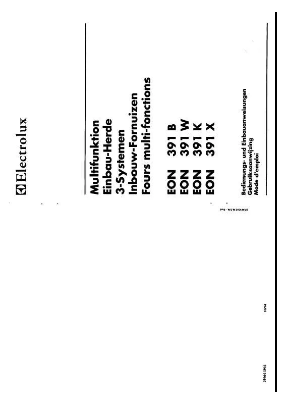 Mode d'emploi AEG-ELECTROLUX EON391K