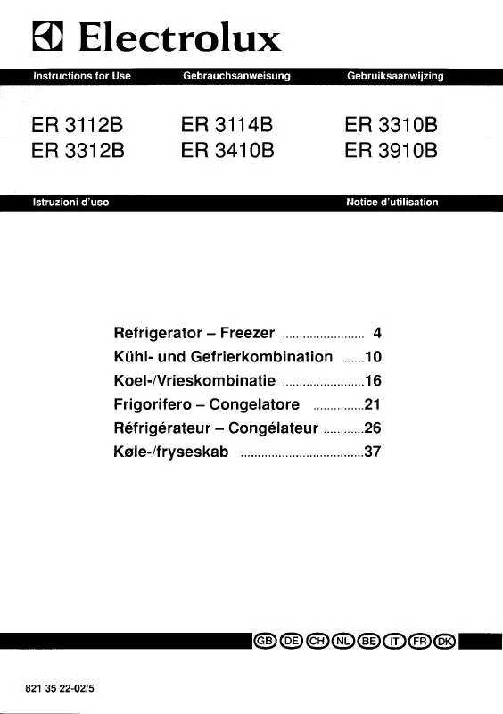 Mode d'emploi AEG-ELECTROLUX ER3114B