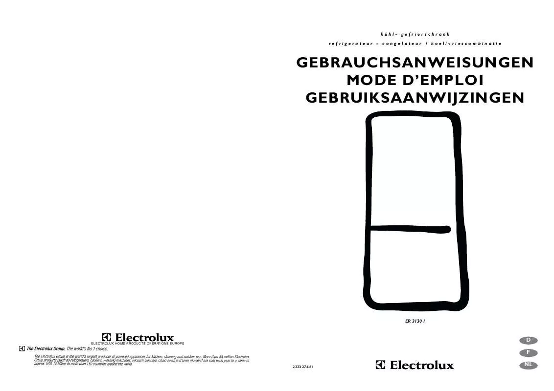 Mode d'emploi AEG-ELECTROLUX ER3130I