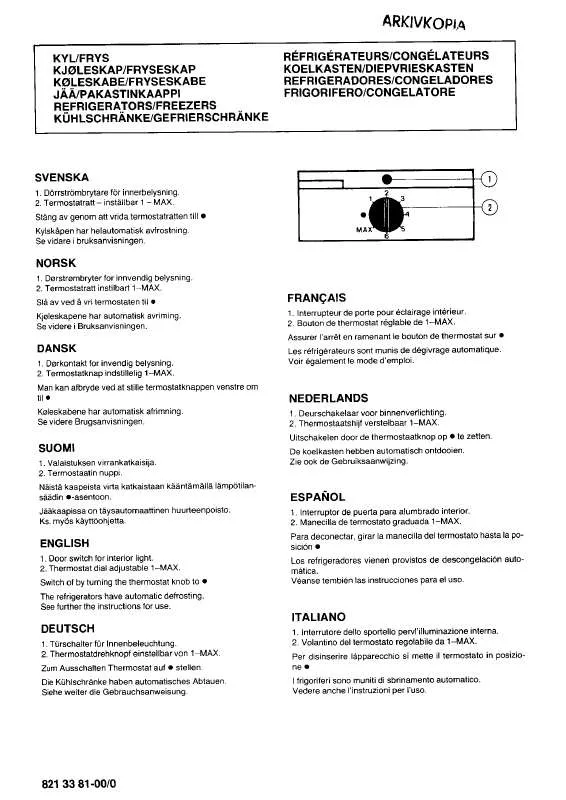 Mode d'emploi AEG-ELECTROLUX ER3300B