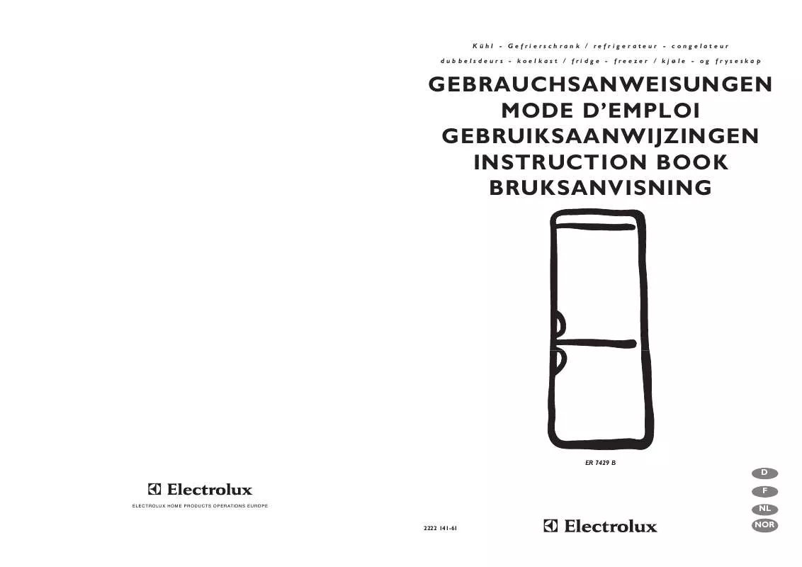 Mode d'emploi AEG-ELECTROLUX ER7429B