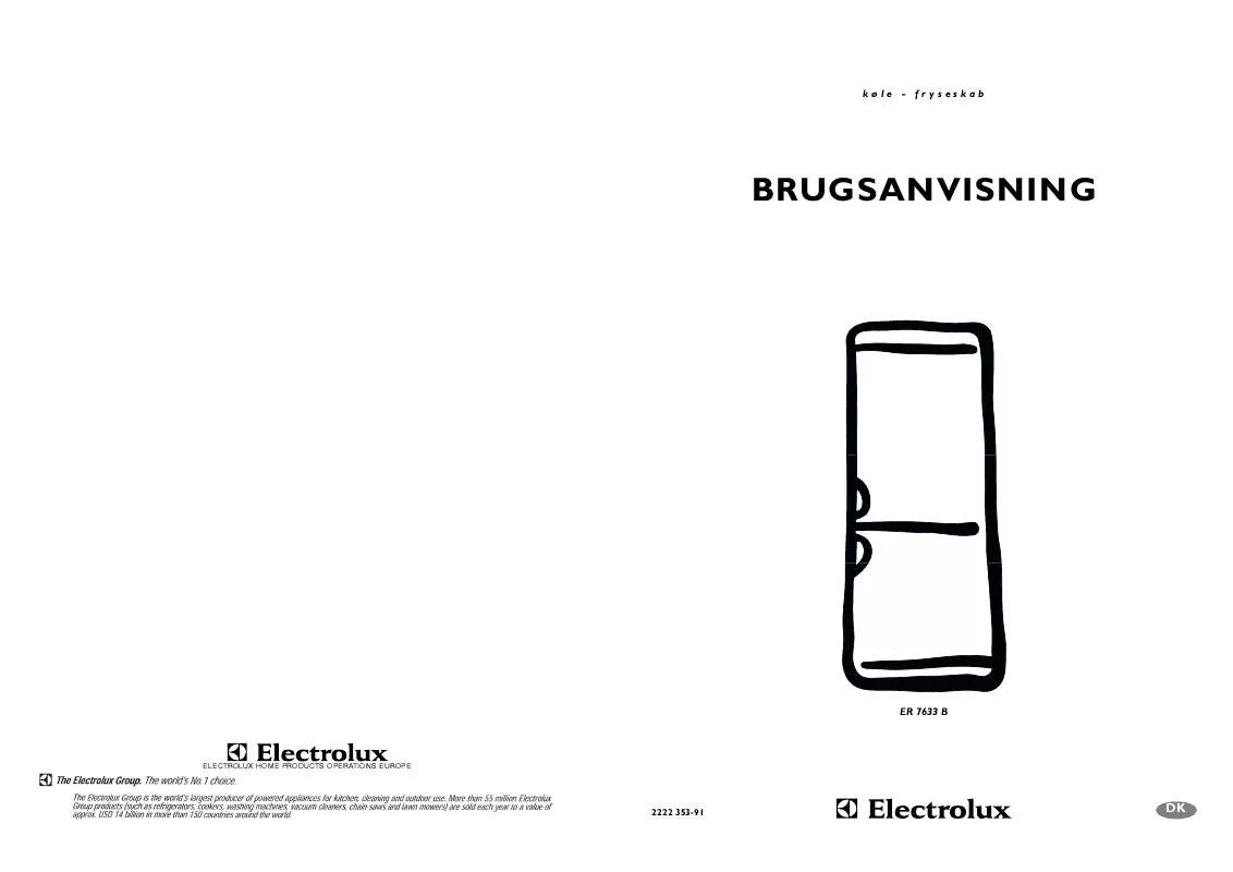 Mode d'emploi AEG-ELECTROLUX ER7633B