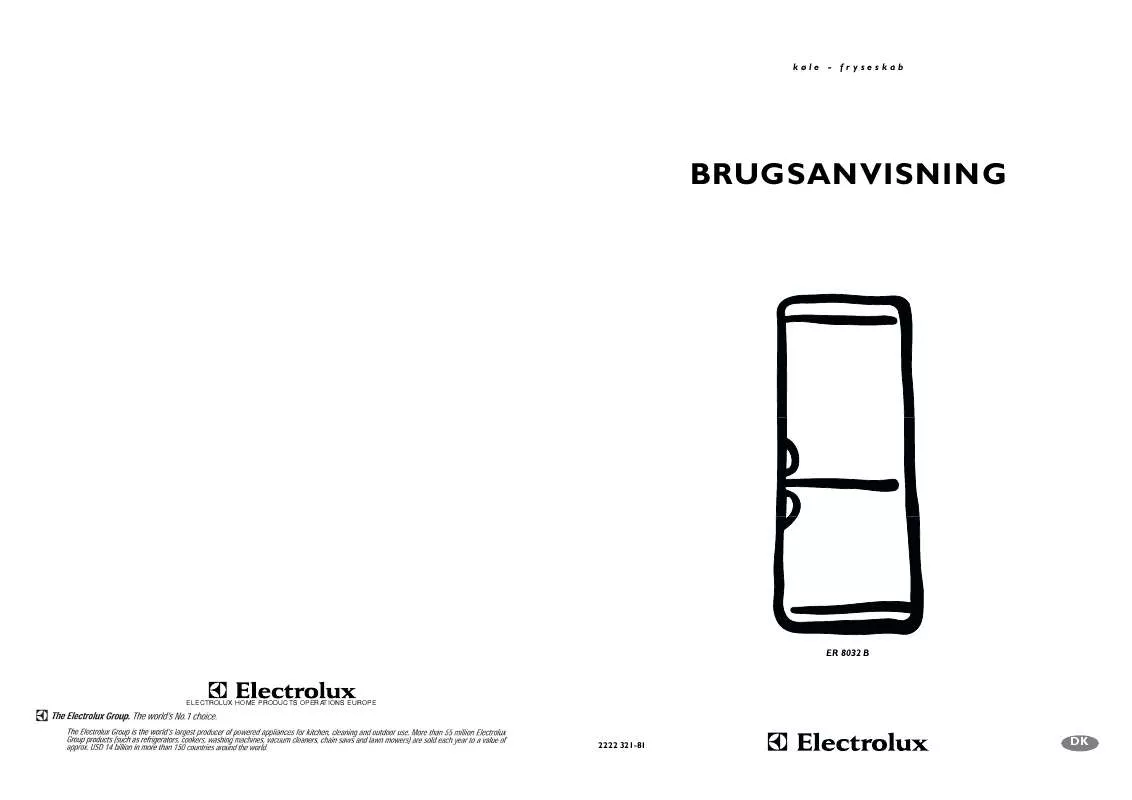 Mode d'emploi AEG-ELECTROLUX ER8032B