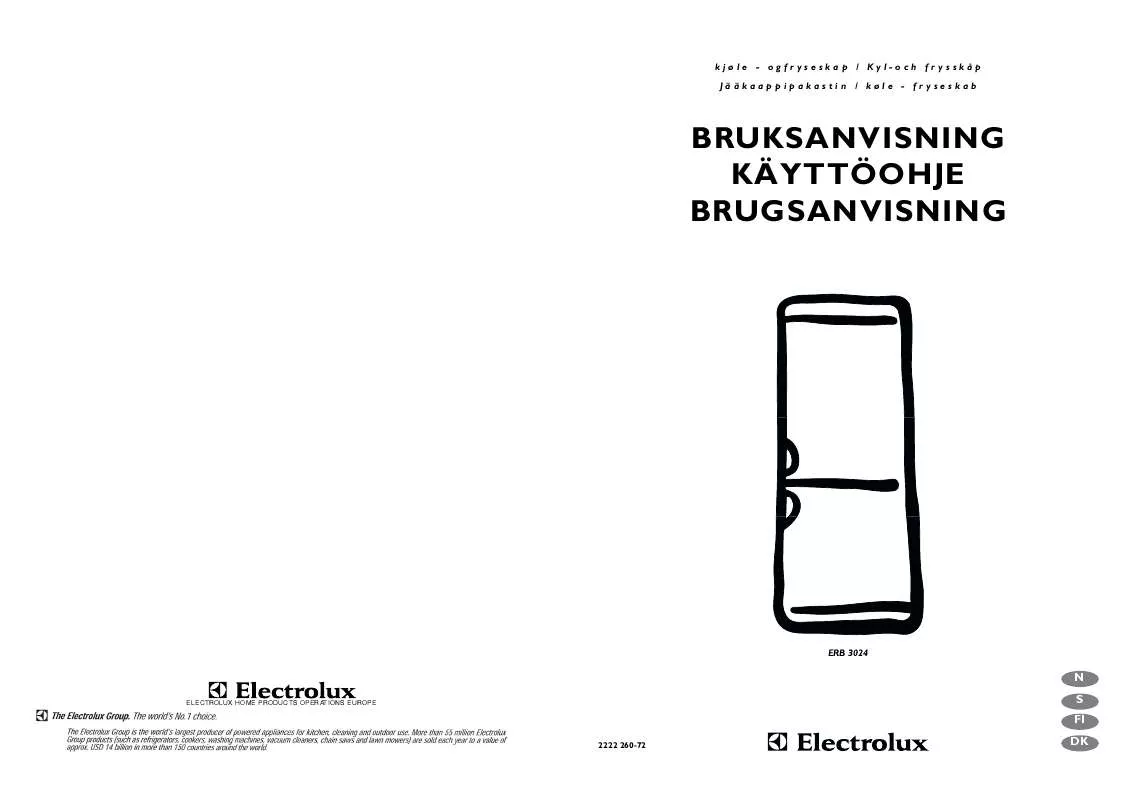 Mode d'emploi AEG-ELECTROLUX ERB3024