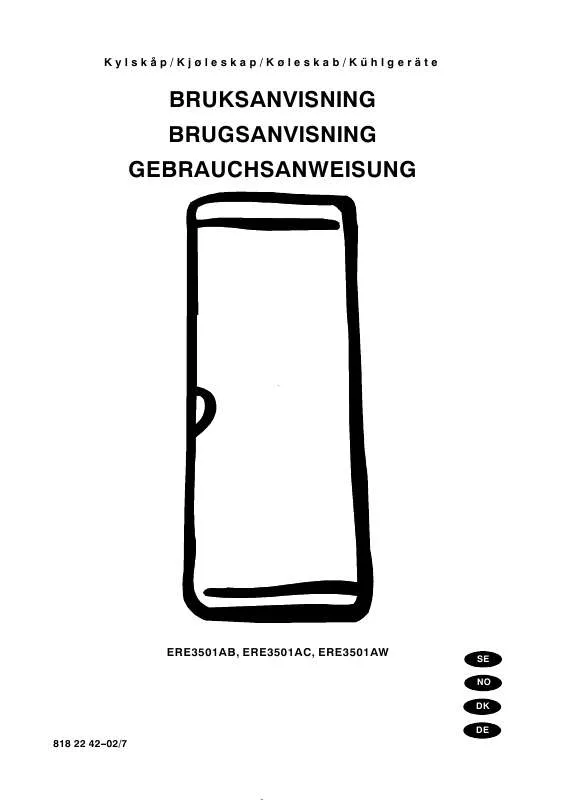 Mode d'emploi AEG-ELECTROLUX ERE3501AB