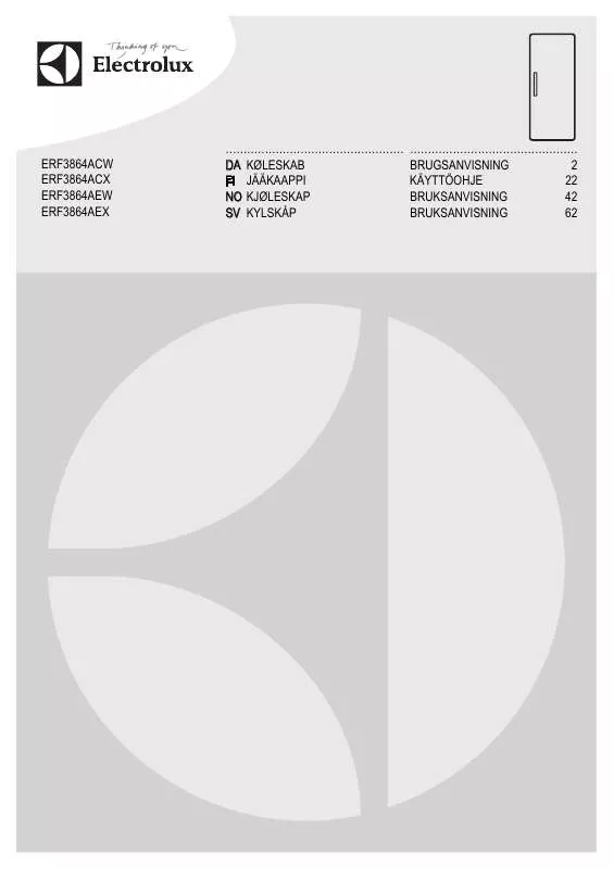 Mode d'emploi AEG-ELECTROLUX ERF3864ACX