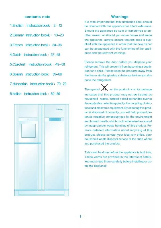 Mode d'emploi AEG-ELECTROLUX ERL4796S