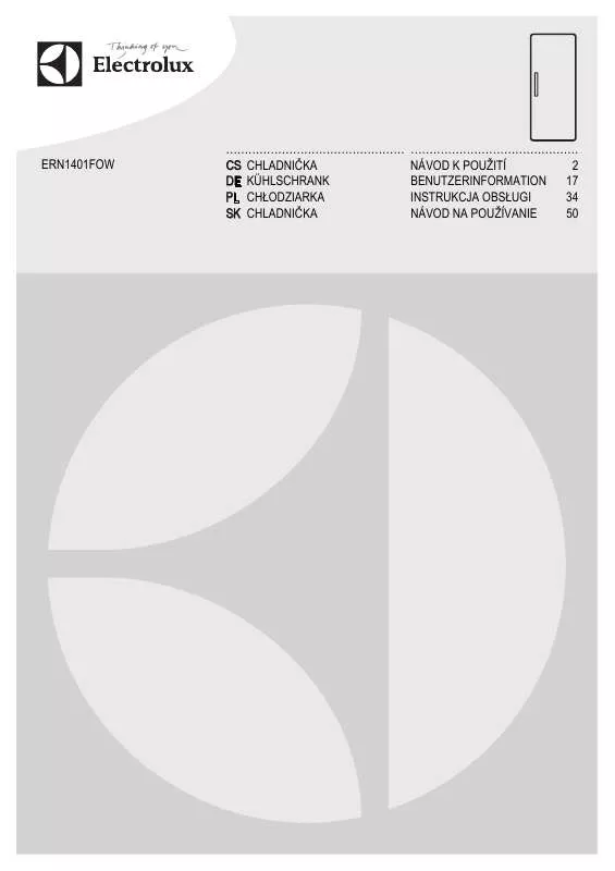 Mode d'emploi AEG-ELECTROLUX ERN1401FOW