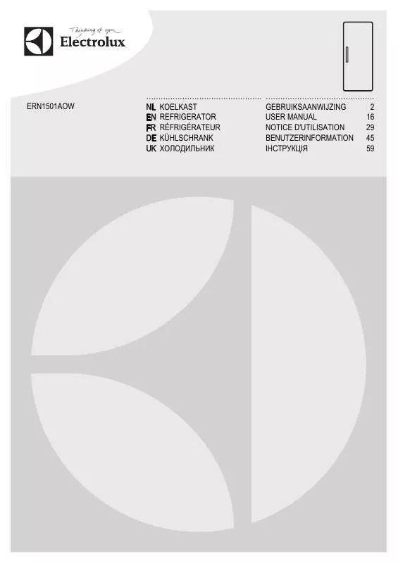 Mode d'emploi AEG-ELECTROLUX ERN1501AOW