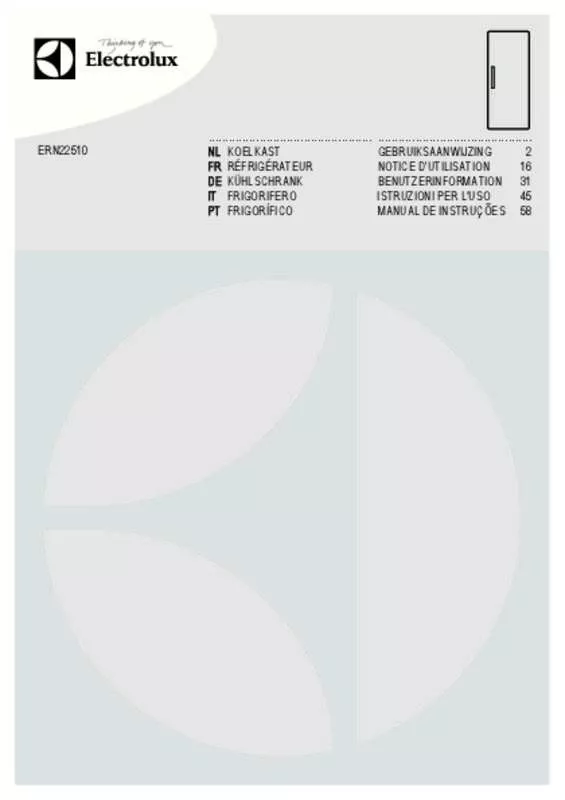 Mode d'emploi AEG-ELECTROLUX ERN22510