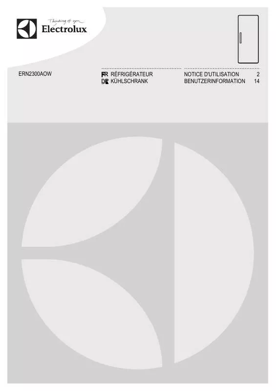 Mode d'emploi AEG-ELECTROLUX ERN2300AOW