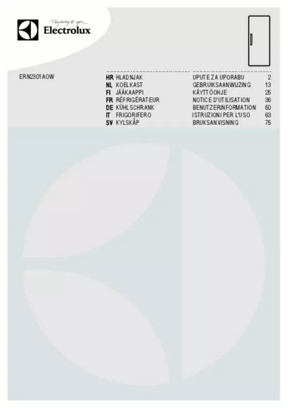 Mode d'emploi AEG-ELECTROLUX ERN2301AOW