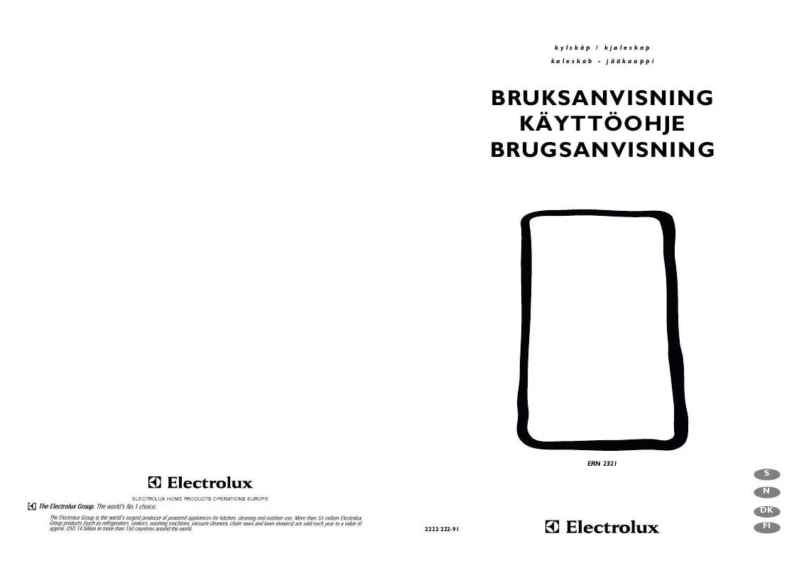 Mode d'emploi AEG-ELECTROLUX ERN2321