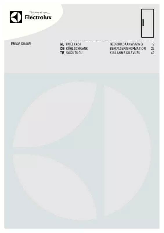 Mode d'emploi AEG-ELECTROLUX ERN3313AOW