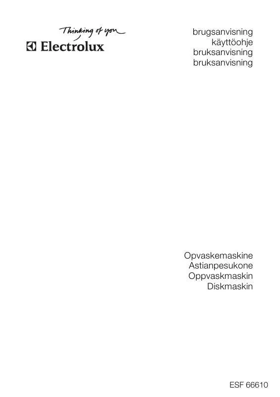 Mode d'emploi AEG-ELECTROLUX ESF66610K