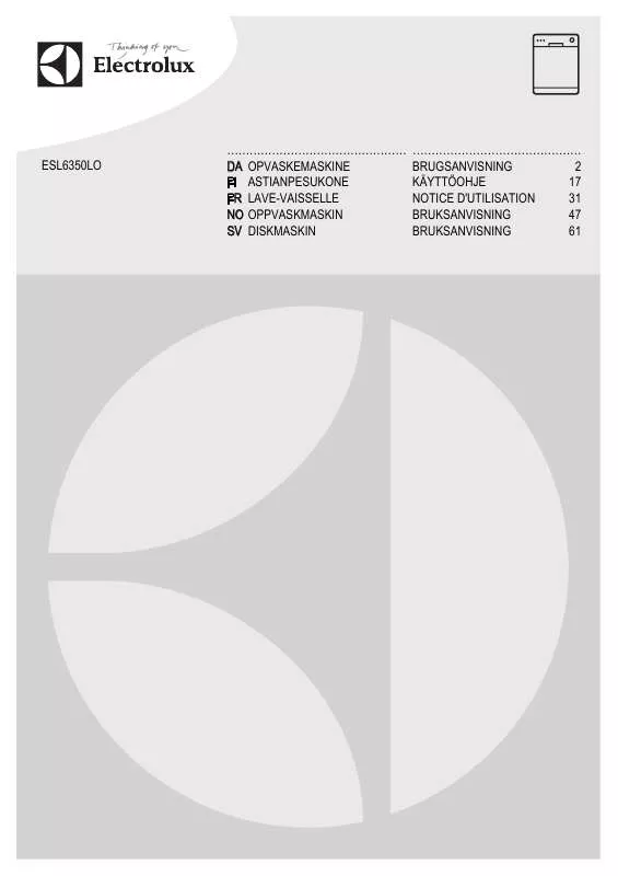 Mode d'emploi AEG-ELECTROLUX ESL6350LO