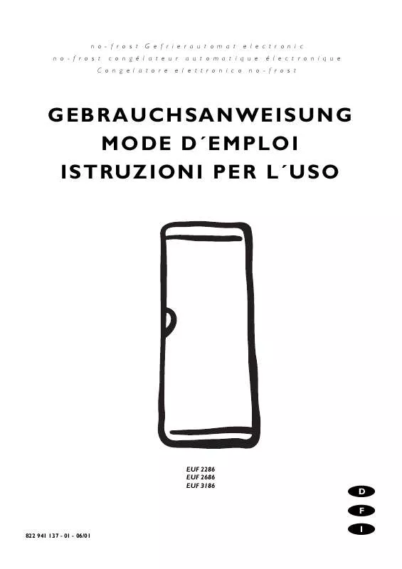 Mode d'emploi AEG-ELECTROLUX EUF2686(EURO)