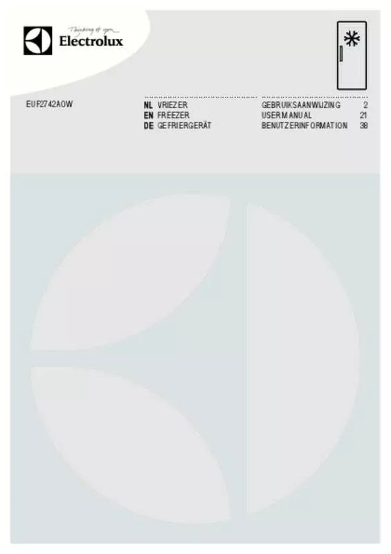 Mode d'emploi AEG-ELECTROLUX EUF2742AOW