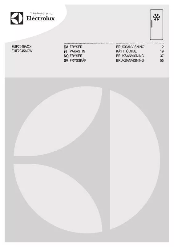 Mode d'emploi AEG-ELECTROLUX EUF2945AOW