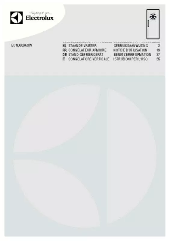 Mode d'emploi AEG-ELECTROLUX EUN0600AOW