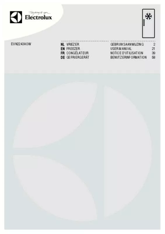 Mode d'emploi AEG-ELECTROLUX EUN2243AOW