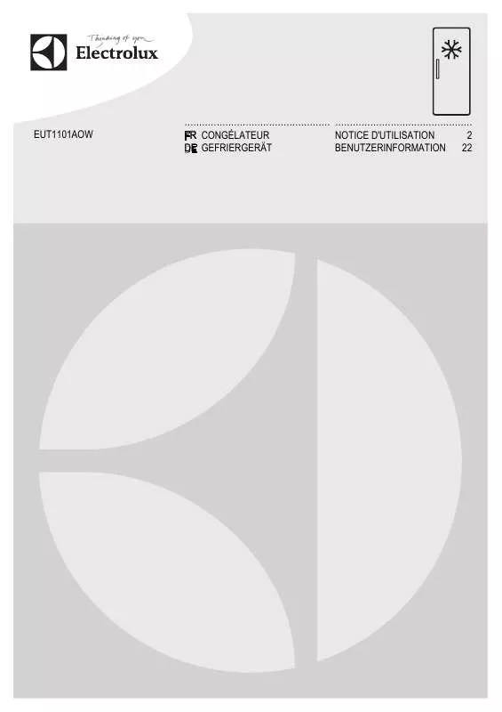 Mode d'emploi AEG-ELECTROLUX EUT1101AOW