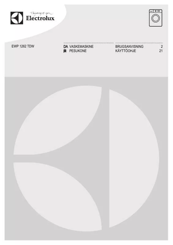 Mode d'emploi AEG-ELECTROLUX EWP1262TDW