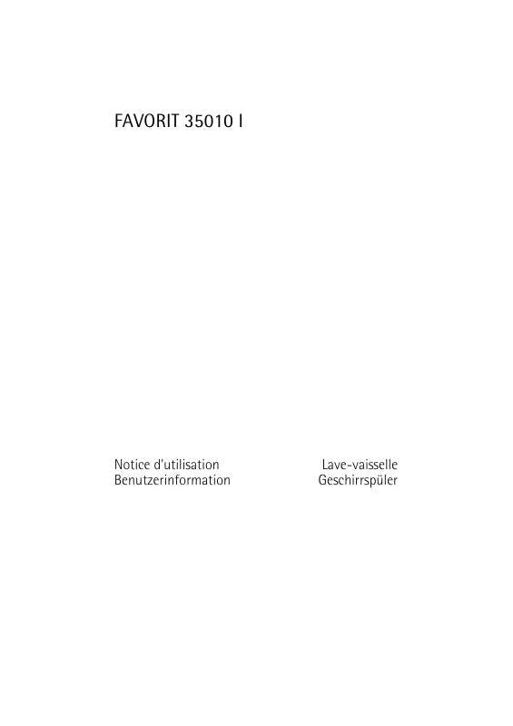 Mode d'emploi AEG-ELECTROLUX F35010IW