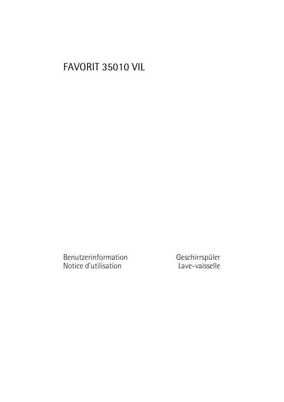 Mode d'emploi AEG-ELECTROLUX F35010VIL