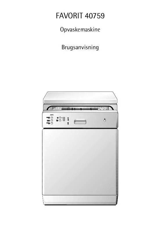 Mode d'emploi AEG-ELECTROLUX F40759U-W