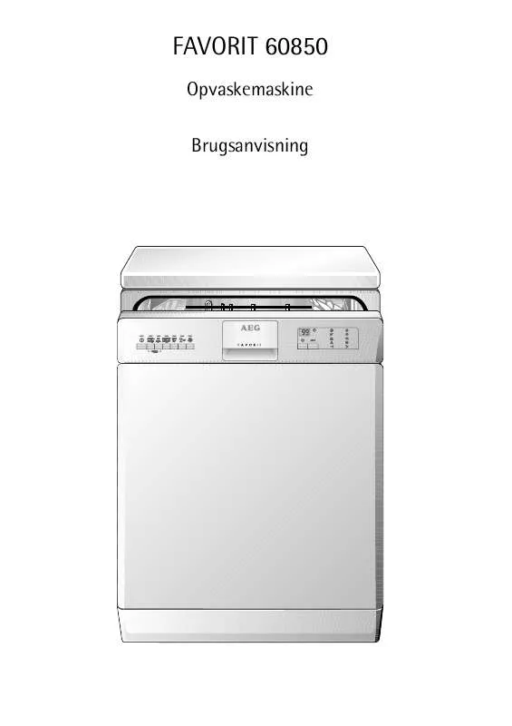 Mode d'emploi AEG-ELECTROLUX F60850UM DK-N-S-