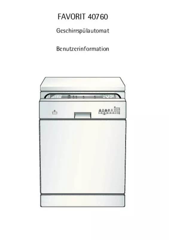 Mode d'emploi AEG-ELECTROLUX FAV40760F