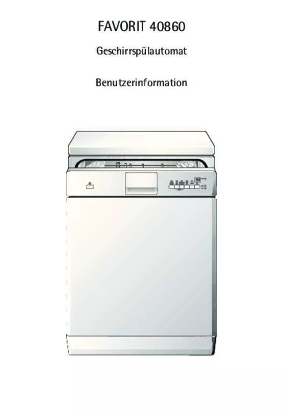 Mode d'emploi AEG-ELECTROLUX FAV40860S