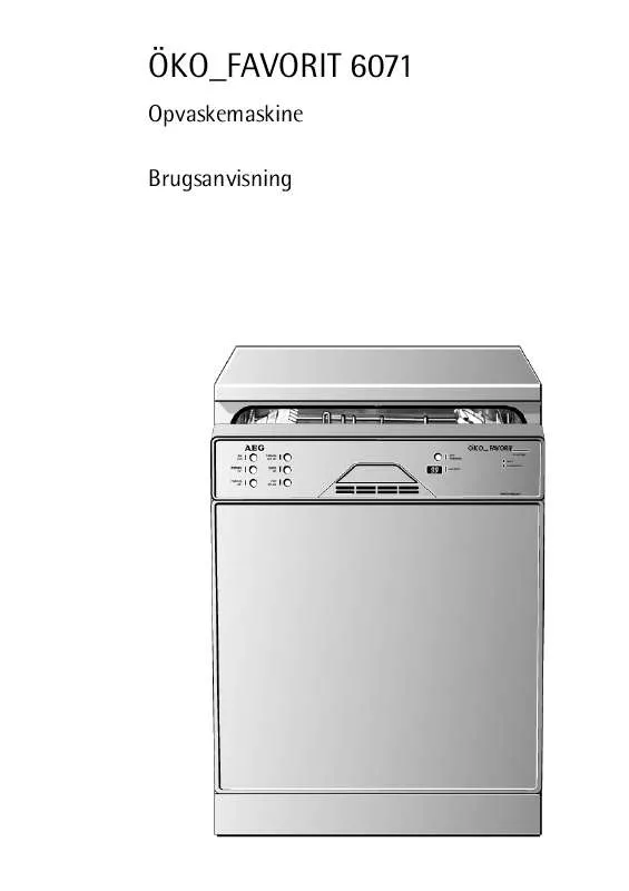 Mode d'emploi AEG-ELECTROLUX FAV6071U-W