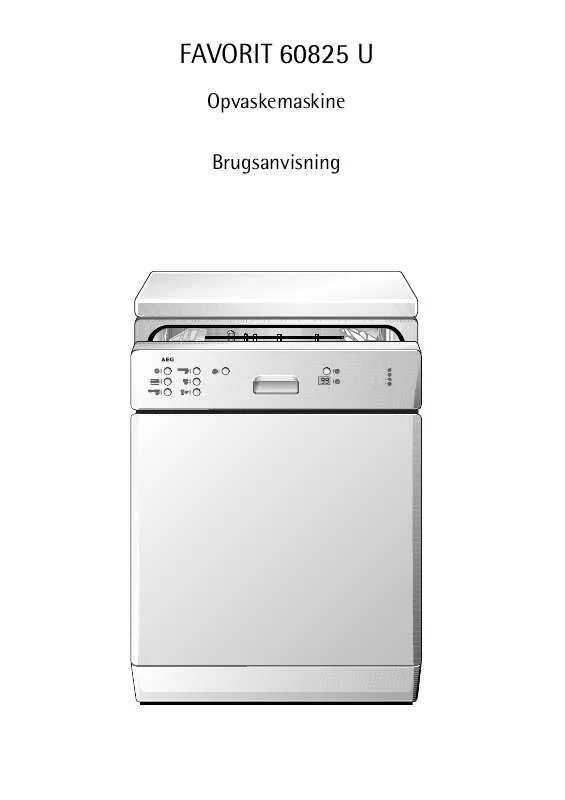 Mode d'emploi AEG-ELECTROLUX FAV60825UW